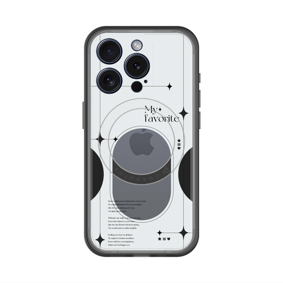 スリムプロテクションプレミアムケース with MagSafe［ オリジナル - チェキケース - ブラック ］