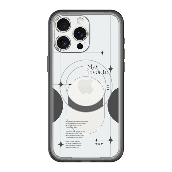 スリムプロテクションプレミアムケース with MagSafe［ オリジナル - チェキケース - ブラック ］