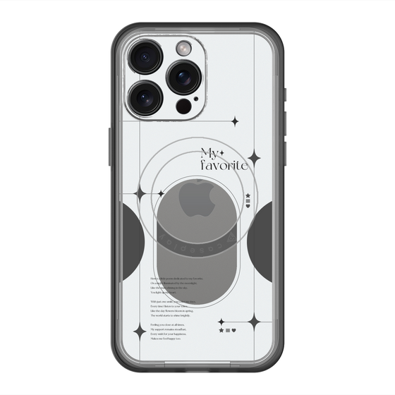 スリムプロテクションプレミアムケース with MagSafe［ オリジナル - チェキケース - ブラック ］