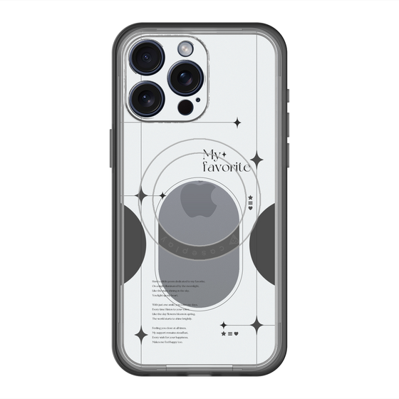 スリムプロテクションプレミアムケース with MagSafe［ オリジナル - チェキケース - ブラック ］