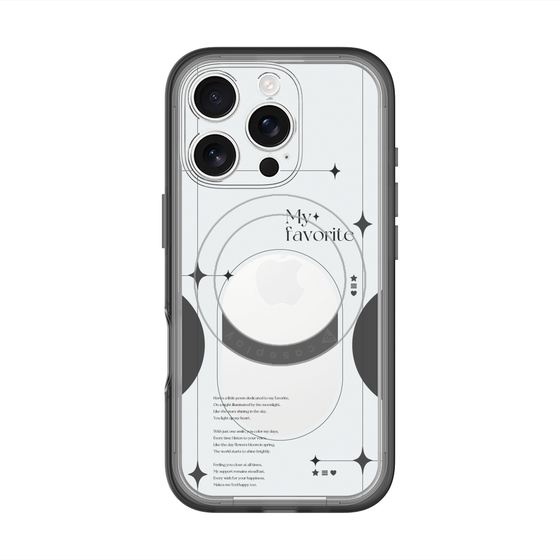 スリムプロテクションプレミアムケース with MagSafe［ オリジナル - チェキケース - ブラック ］