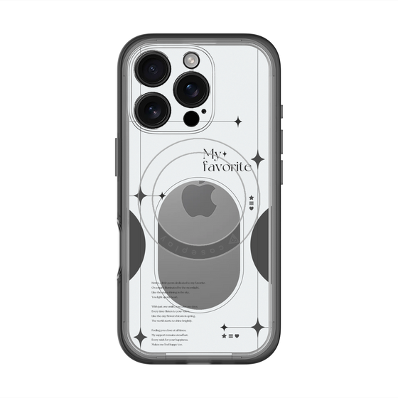 スリムプロテクションプレミアムケース with MagSafe［ オリジナル - チェキケース - ブラック ］