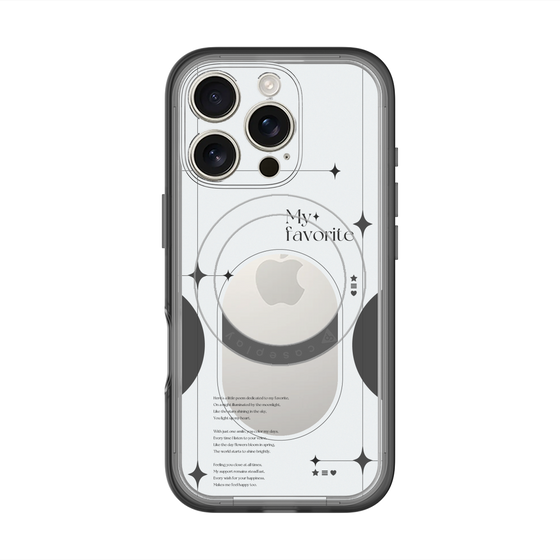 スリムプロテクションプレミアムケース with MagSafe［ オリジナル - チェキケース - ブラック ］