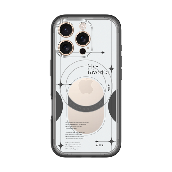 スリムプロテクションプレミアムケース with MagSafe［ オリジナル - チェキケース - ブラック ］