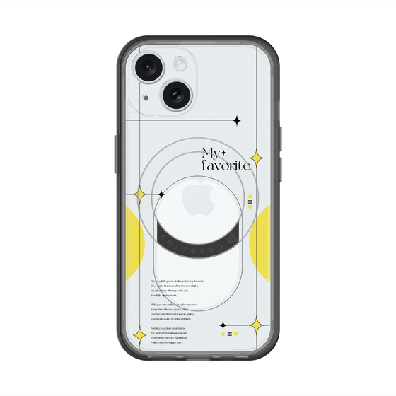 スリムプロテクションプレミアムケース with MagSafe［ オリジナル - チェキケース - イエロー ］