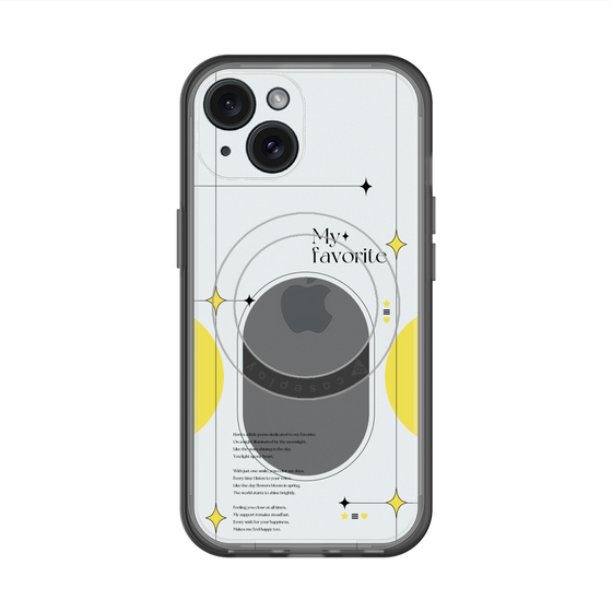 スリムプロテクションプレミアムケース with MagSafe［ オリジナル - チェキケース - イエロー ］