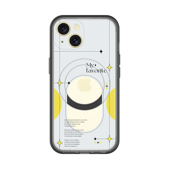 スリムプロテクションプレミアムケース with MagSafe［ オリジナル - チェキケース - イエロー ］