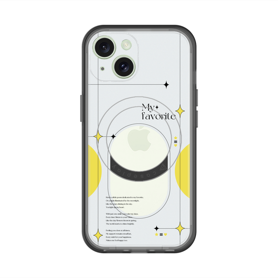 スリムプロテクションプレミアムケース with MagSafe［ オリジナル - チェキケース - イエロー ］