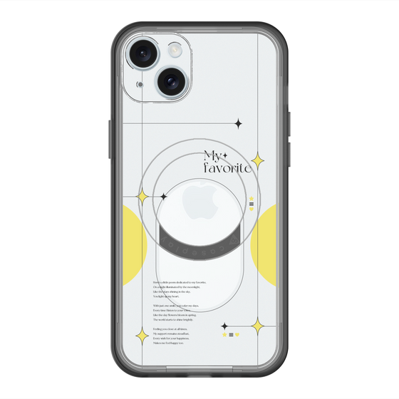 スリムプロテクションプレミアムケース with MagSafe［ オリジナル - チェキケース - イエロー ］