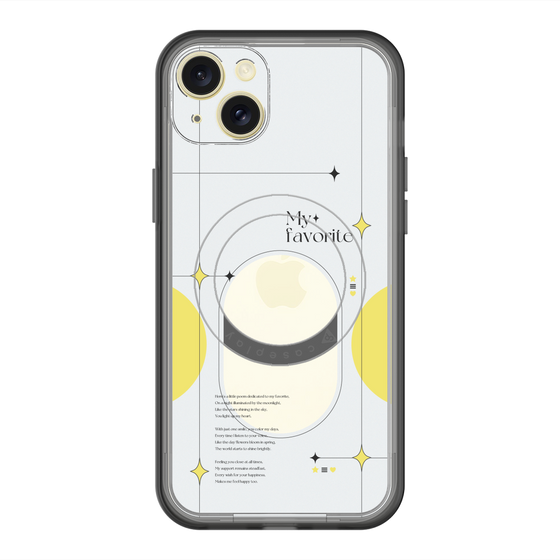 スリムプロテクションプレミアムケース with MagSafe［ オリジナル - チェキケース - イエロー ］