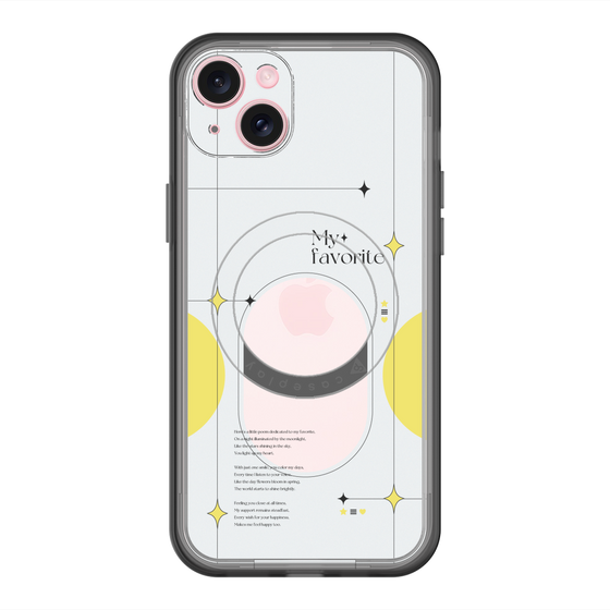 スリムプロテクションプレミアムケース with MagSafe［ オリジナル - チェキケース - イエロー ］