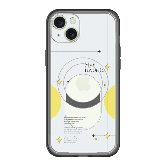 スリムプロテクションプレミアムケース with MagSafe［ オリジナル - チェキケース - イエロー ］