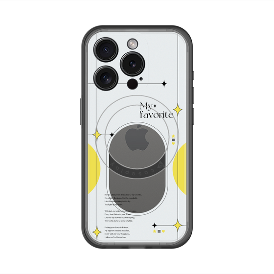 スリムプロテクションプレミアムケース with MagSafe［ オリジナル - チェキケース - イエロー ］