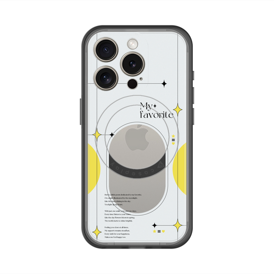 スリムプロテクションプレミアムケース with MagSafe［ オリジナル - チェキケース - イエロー ］