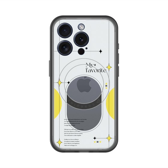 スリムプロテクションプレミアムケース with MagSafe［ オリジナル - チェキケース - イエロー ］