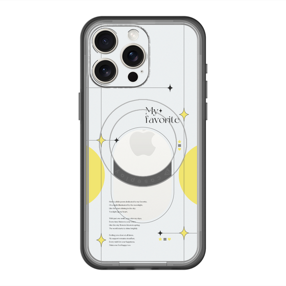 スリムプロテクションプレミアムケース with MagSafe［ オリジナル - チェキケース - イエロー ］