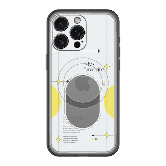 スリムプロテクションプレミアムケース with MagSafe［ オリジナル - チェキケース - イエロー ］