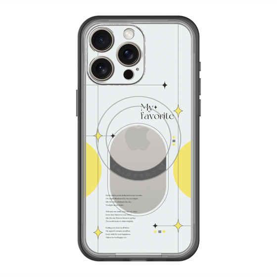 スリムプロテクションプレミアムケース with MagSafe［ オリジナル - チェキケース - イエロー ］