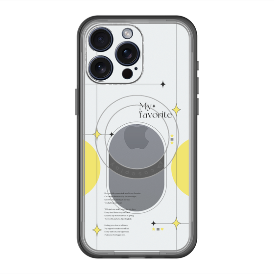 スリムプロテクションプレミアムケース with MagSafe［ オリジナル - チェキケース - イエロー ］