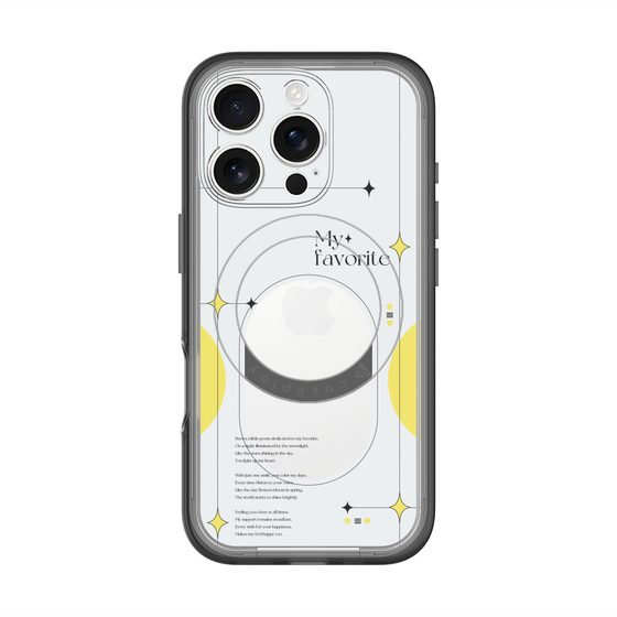 スリムプロテクションプレミアムケース with MagSafe［ オリジナル - チェキケース - イエロー ］