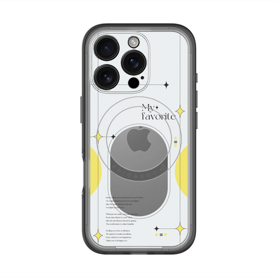 スリムプロテクションプレミアムケース with MagSafe［ オリジナル - チェキケース - イエロー ］