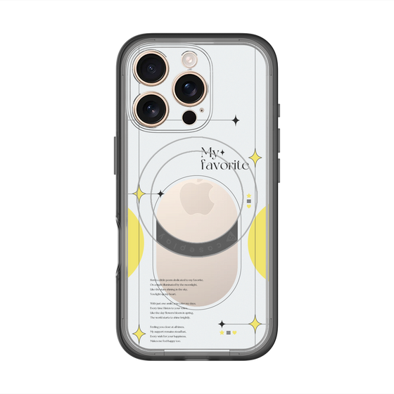 スリムプロテクションプレミアムケース with MagSafe［ オリジナル - チェキケース - イエロー ］