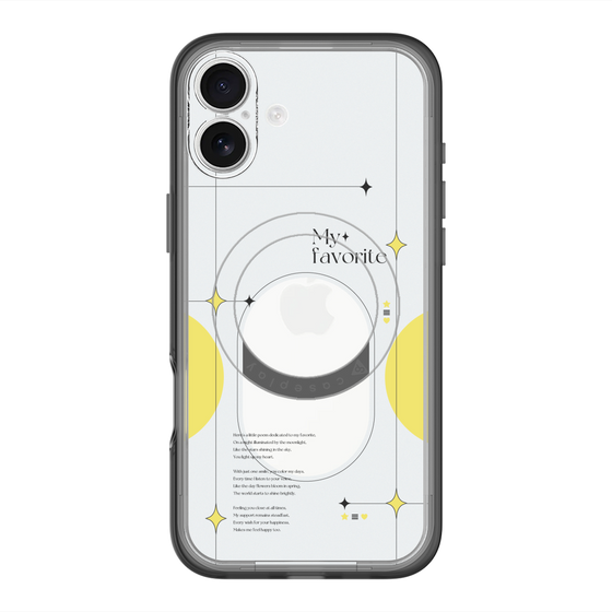 スリムプロテクションプレミアムケース with MagSafe［ オリジナル - チェキケース - イエロー ］