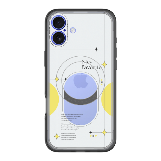 スリムプロテクションプレミアムケース with MagSafe［ オリジナル - チェキケース - イエロー ］