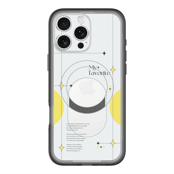 スリムプロテクションプレミアムケース with MagSafe［ オリジナル - チェキケース - イエロー ］