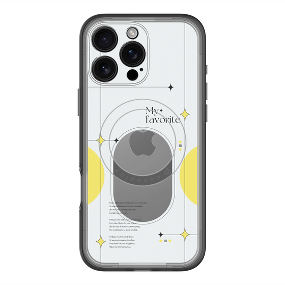 スリムプロテクションプレミアムケース with MagSafe［ オリジナル - チェキケース - イエロー ］