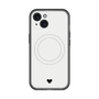 スリムプロテクションプレミアムケース with MagSafe［ オリジナル - 推し色ハート - ホワイト ］