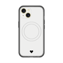 スリムプロテクションプレミアムケース with MagSafe［ オリジナル - 推し色ハート - ホワイト ］