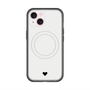 スリムプロテクションプレミアムケース with MagSafe［ オリジナル - 推し色ハート - ホワイト ］