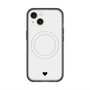 スリムプロテクションプレミアムケース with MagSafe［ オリジナル - 推し色ハート - ホワイト ］