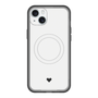 スリムプロテクションプレミアムケース with MagSafe［ オリジナル - 推し色ハート - ホワイト ］
