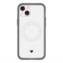 スリムプロテクションプレミアムケース with MagSafe［ オリジナル - 推し色ハート - ホワイト ］
