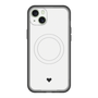 スリムプロテクションプレミアムケース with MagSafe［ オリジナル - 推し色ハート - ホワイト ］