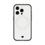 スリムプロテクションプレミアムケース with MagSafe［ オリジナル - 推し色ハート - ホワイト ］