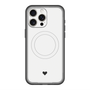 スリムプロテクションプレミアムケース with MagSafe［ オリジナル - 推し色ハート - ホワイト ］