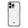 スリムプロテクションプレミアムケース with MagSafe［ オリジナル - 推し色ハート - ホワイト ］