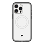 スリムプロテクションプレミアムケース with MagSafe［ オリジナル - 推し色ハート - ホワイト ］