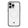 スリムプロテクションプレミアムケース with MagSafe［ オリジナル - 推し色ハート - ホワイト ］