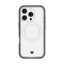 スリムプロテクションプレミアムケース with MagSafe［ オリジナル - 推し色ハート - ホワイト ］