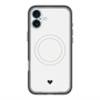 スリムプロテクションプレミアムケース with MagSafe［ オリジナル - 推し色ハート - ホワイト ］