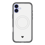 スリムプロテクションプレミアムケース with MagSafe［ オリジナル - 推し色ハート - ホワイト ］