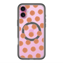 スリムプロテクションプレミアムケース with MagSafe［ オリジナル - 推し色水玉 - レッド ］