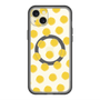 スリムプロテクションプレミアムケース with MagSafe［ オリジナル - 推し色水玉 - イエロー ］