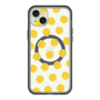 スリムプロテクションプレミアムケース with MagSafe［ オリジナル - 推し色水玉 - イエロー ］