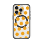 スリムプロテクションプレミアムケース with MagSafe［ オリジナル - 推し色水玉 - オレンジ ］