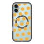 スリムプロテクションプレミアムケース with MagSafe［ オリジナル - 推し色水玉 - オレンジ ］